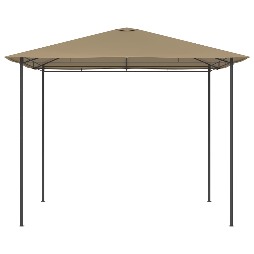 Gazebo 3x3x2,6 m Grigio Talpa 160 g/mq