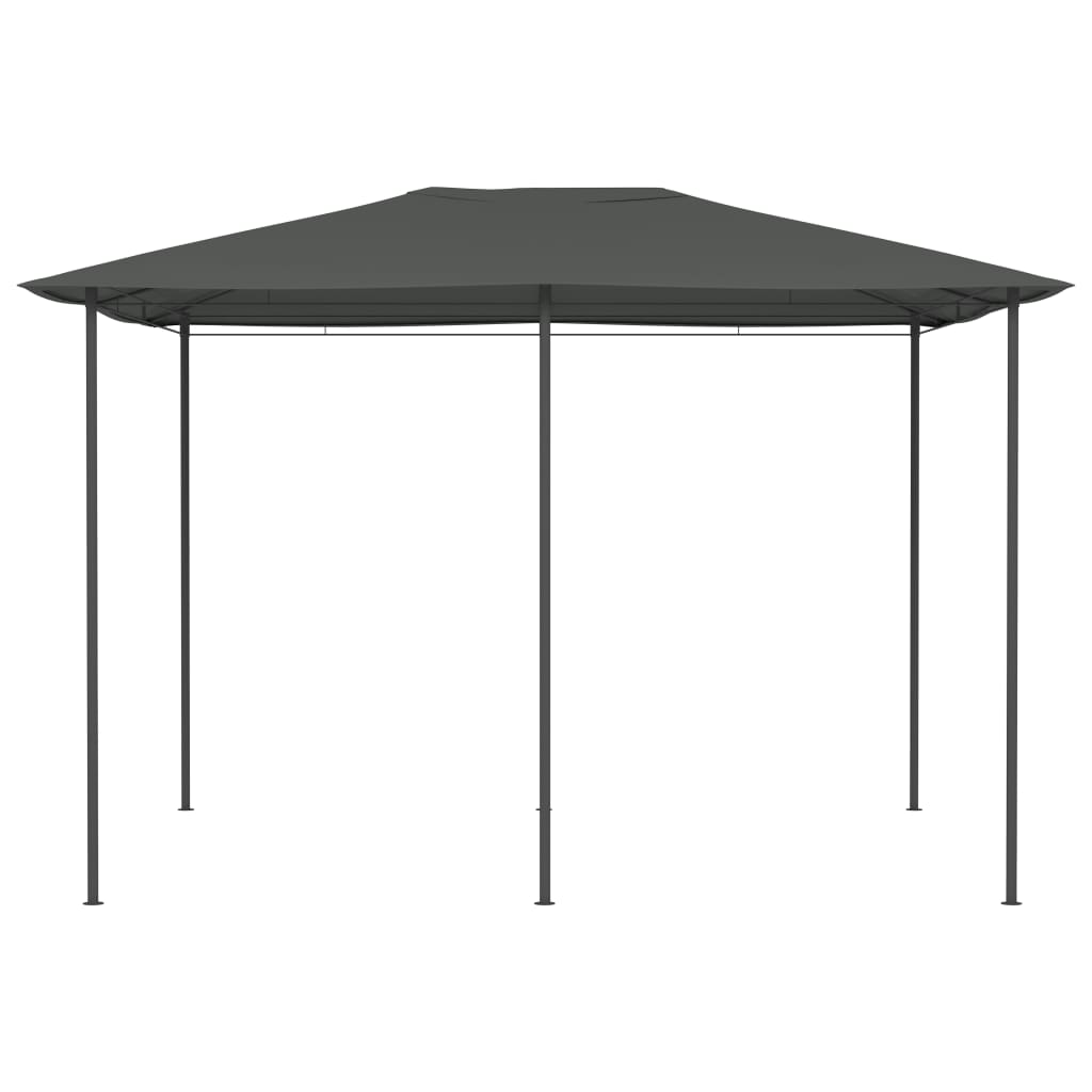 Gazebo 3x4x2,6 m Antracite 160 g/mq