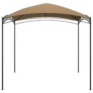 Gazebo 3x3x2,65 m Grigio Talpa 180 g/mq