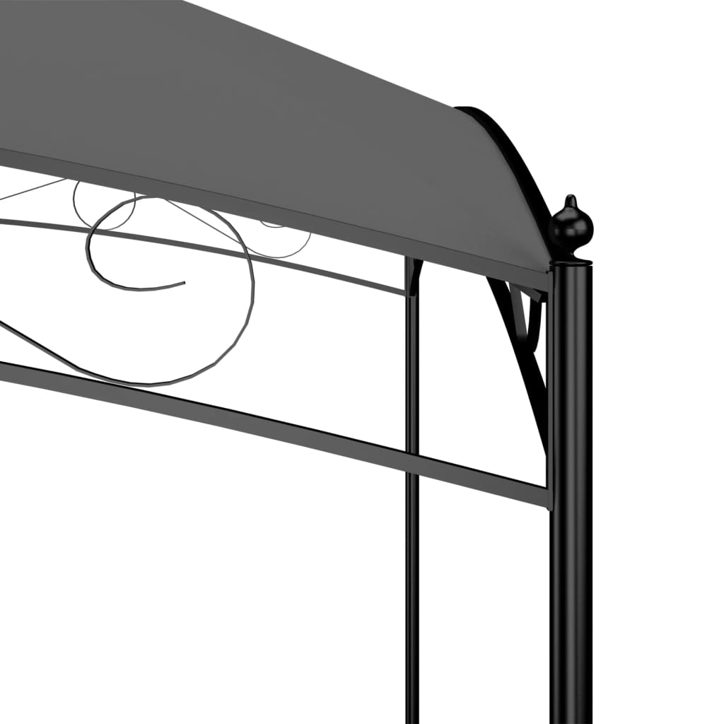 Gazebo 3x3x2,65 m Antracite 180 g/mq