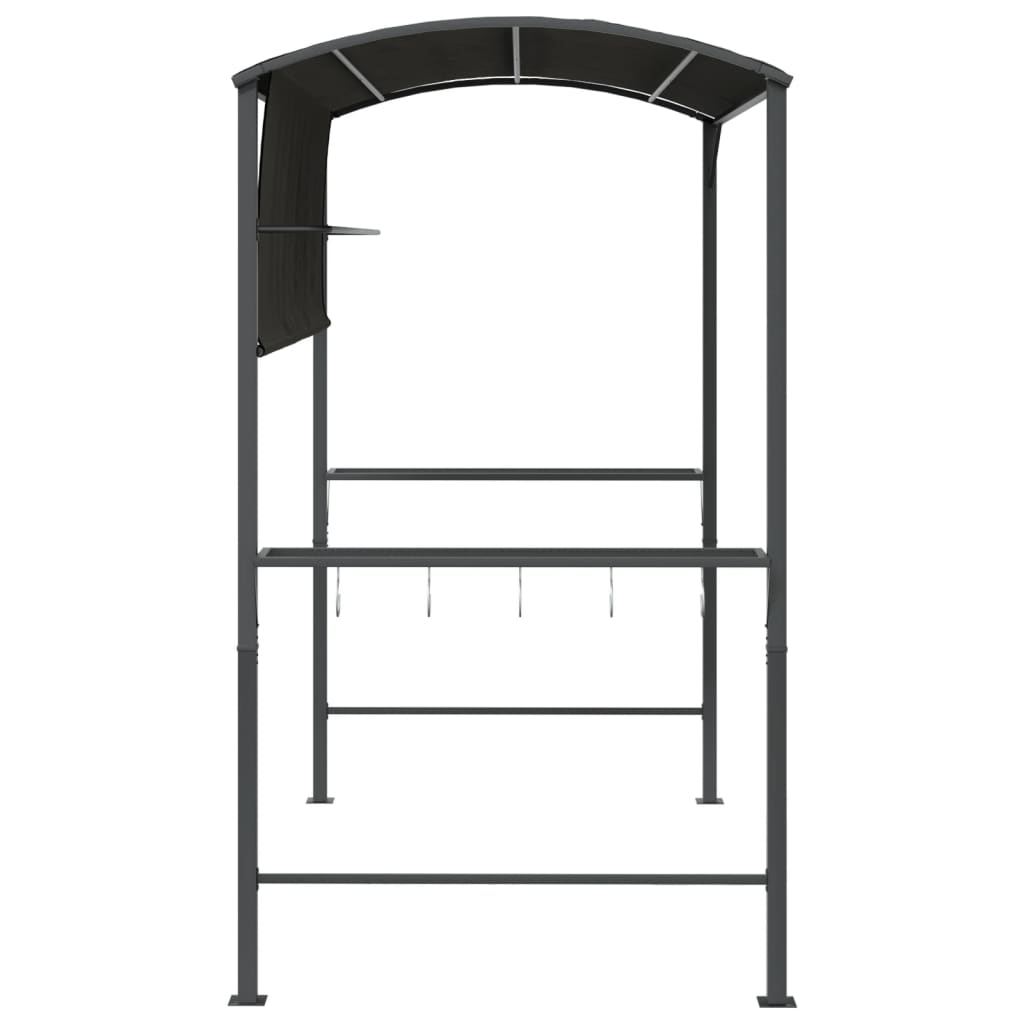 Gazebo con Tetto 220x110x200 cm Antracite