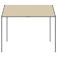 Tenda a Baldacchino Beige 3x3 m in Acciaio e Tessuto