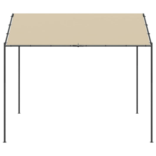 Tenda a Baldacchino Beige 4x3 m in Acciaio e Tessuto