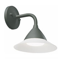 Petunia - Lampada Applique Da Parete A Led 20W A Luce Calda Colore Grigio