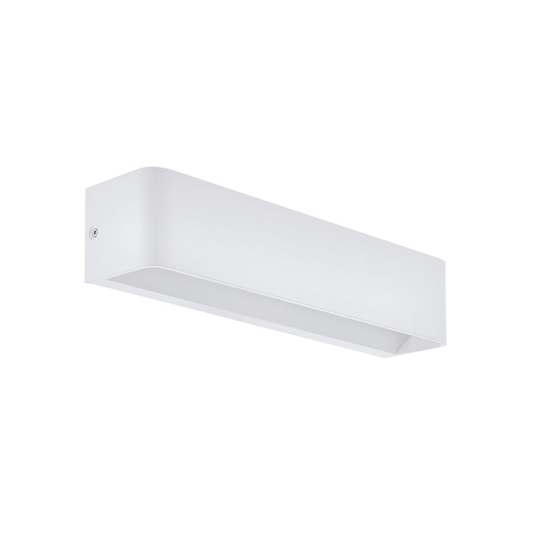 Applique Contemporanea Sania Grande 4 Led Alluminio Bianco