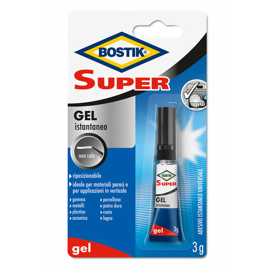 BOSTIK SUPER GEL 3 GR.  PZ 12,0