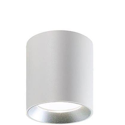 Show - Plafoniera Cilindrica Da Soffitto A  Led 12W A Luce Calda Colore Bianco