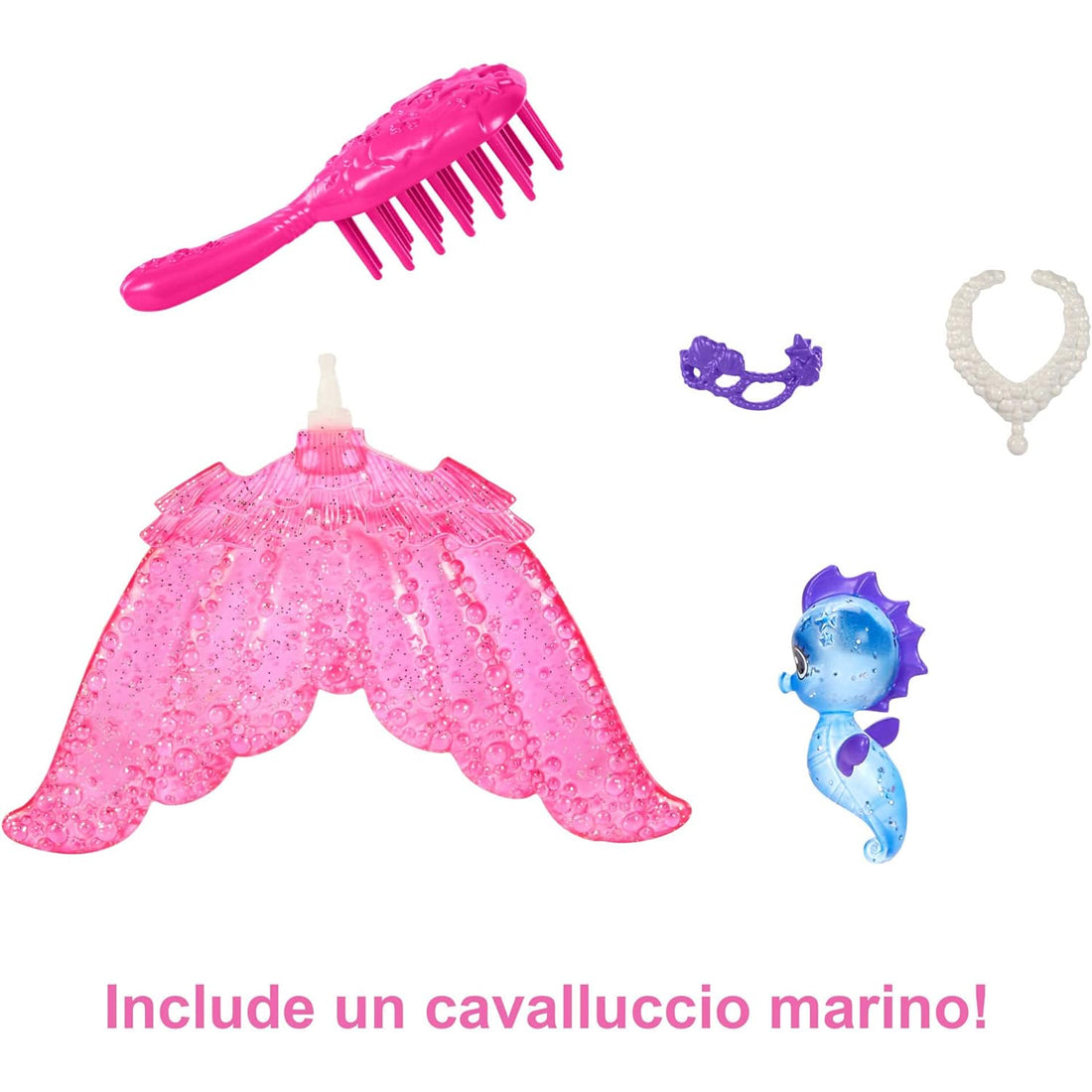 Barbie Sirene Malibu Roberts Bambola Sirena con Cucciolo Pinne Intercambiabili