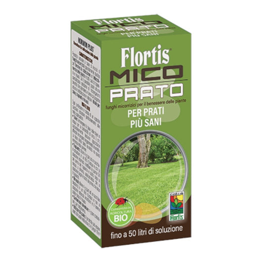 Micoprato MICORRIZE inoculo di funghi CONCIME per prato CARENZE 100 gr Flortis