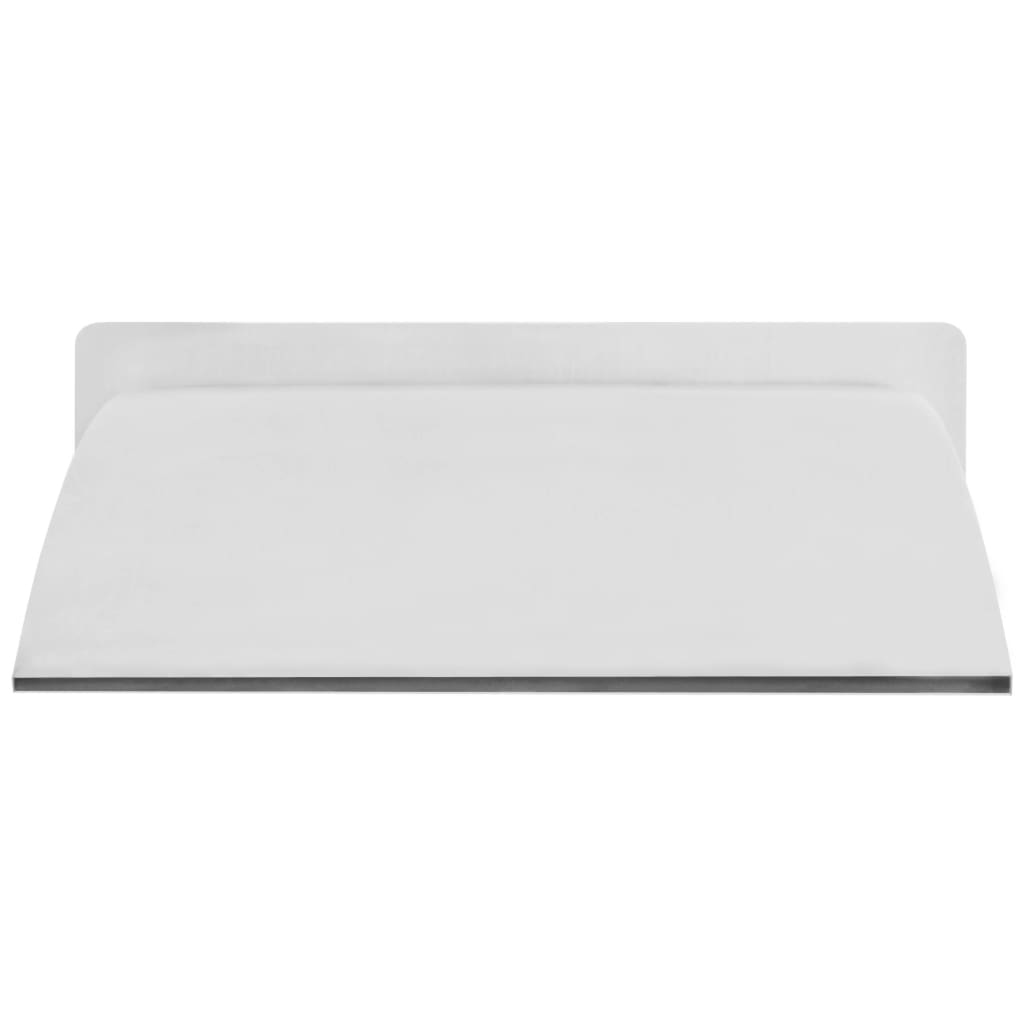 Fontana per Piscina in Acciaio Inossidabile 30x9x26 cm Argento