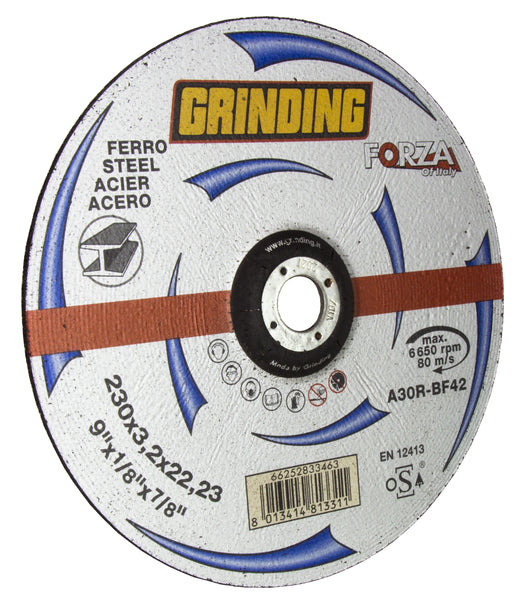 GRINDING FORZA DISCO X FERRO 230X3,2  PZ 25,0