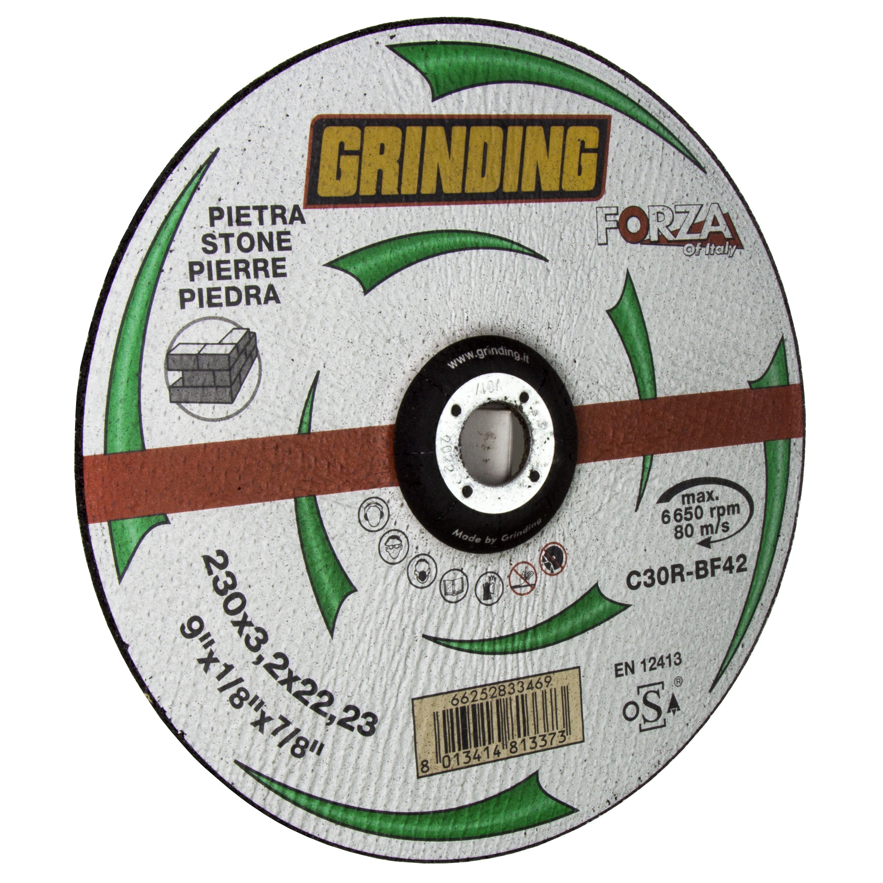 GRINDING FORZA DISCO X MARMO 230X3,2  PZ 25,0