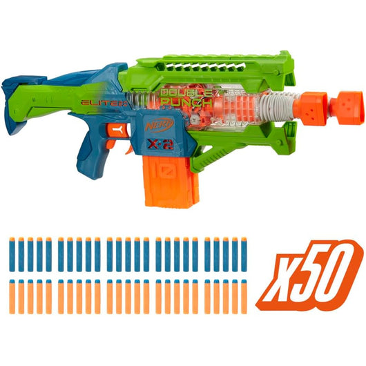 Nerf Elite 2.0 Blaster Lancia Dardi Double Punch 50 Colpi 2 Caricatori Idea Regalo