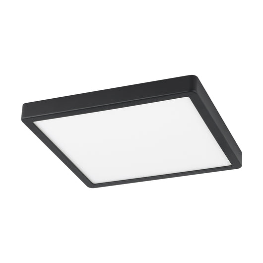 Plafoniera Moderna Fueva Z In Alluminio Nero Led Integrato 19,5W 2700 6500K Ip44