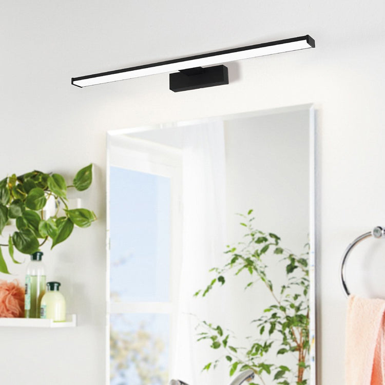 Applique Moderna Pandella 1 Grande Led Alluminio Nero