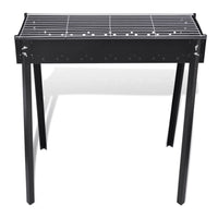 Supporto per BBQ a carbonella forma quadrata 75 x 28 cm