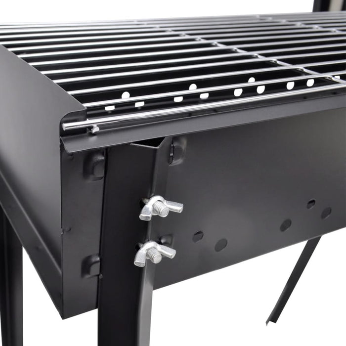 Supporto per BBQ a carbonella forma quadrata 75 x 28 cm