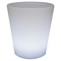 Lampada LED Ricaricabile/Vaso di Fiori Rotondo 38 cm