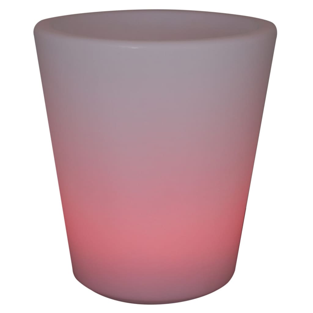 Lampada LED Ricaricabile/Vaso di Fiori Rotondo 38 cm