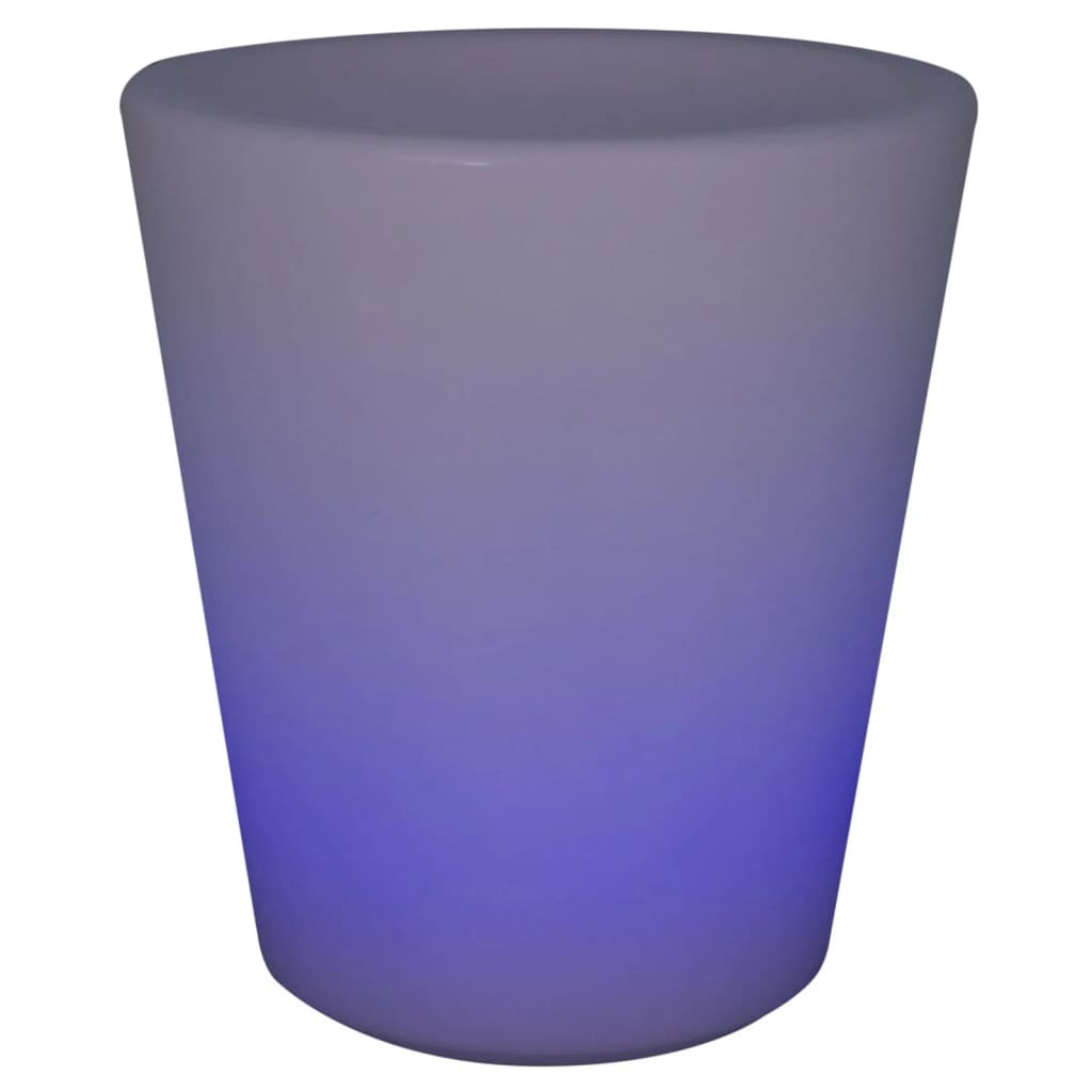 Lampada LED Ricaricabile/Vaso di Fiori Rotondo 38 cm