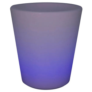 Lampada LED Ricaricabile/Vaso di Fiori Rotondo 38 cm