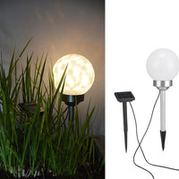 Lampada a Sfera Solare a LED da Giardino Rotante 25 cm