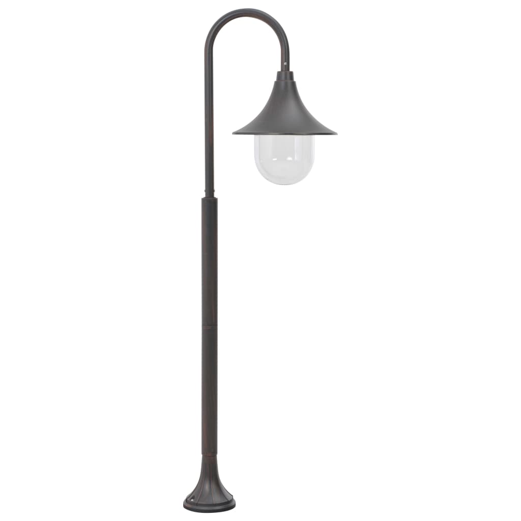 Lampione da Giardino E27 120 cm in Alluminio Bronzo