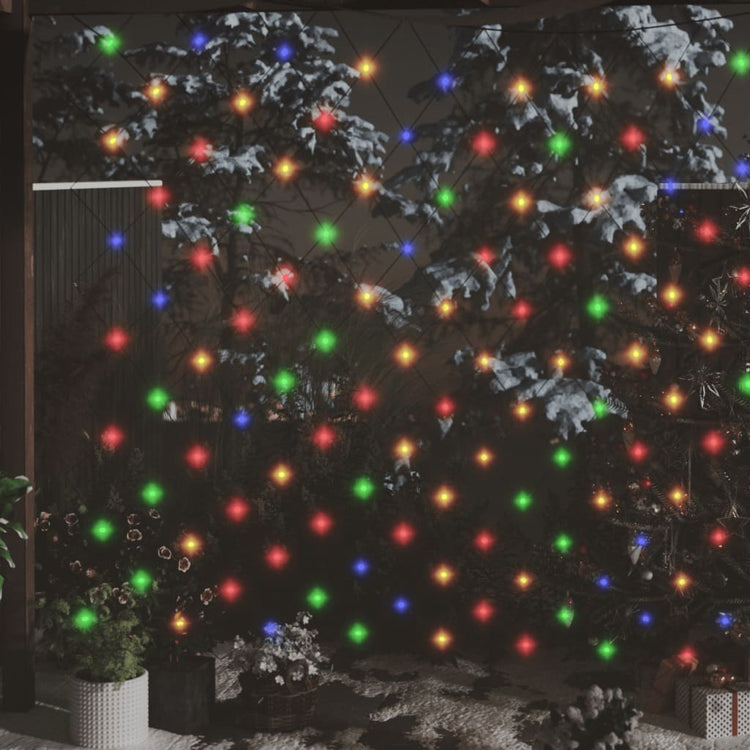 Luci di Natale Rete Colorate 3x2m 204 LED Interni Esterni