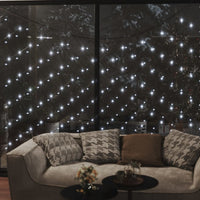 Luci di Natale Rete Bianco Freddo 4x4m 544 LED Interni Esterni