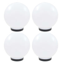 Set Lampade a LED Sferiche 4 pz 25 cm in PMMA