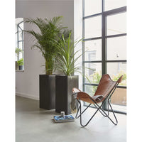 Fioriera Urban Smooth Rettangolare 36 x 79 cm Nera