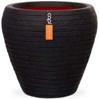 Vaso a Cono Nature Row 42x38 cm Nero KBLRO362