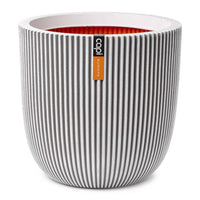 Vaso Groove 35x34 cm Avorio