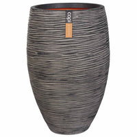 Vaso Nature Rib Deluxe Elegante 40x60 cm Antracite KOFZ1131