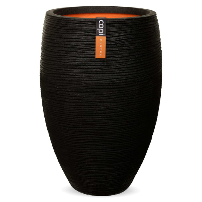 Vaso Nature Rib Elegant Deluxe 45x72 cm Nero