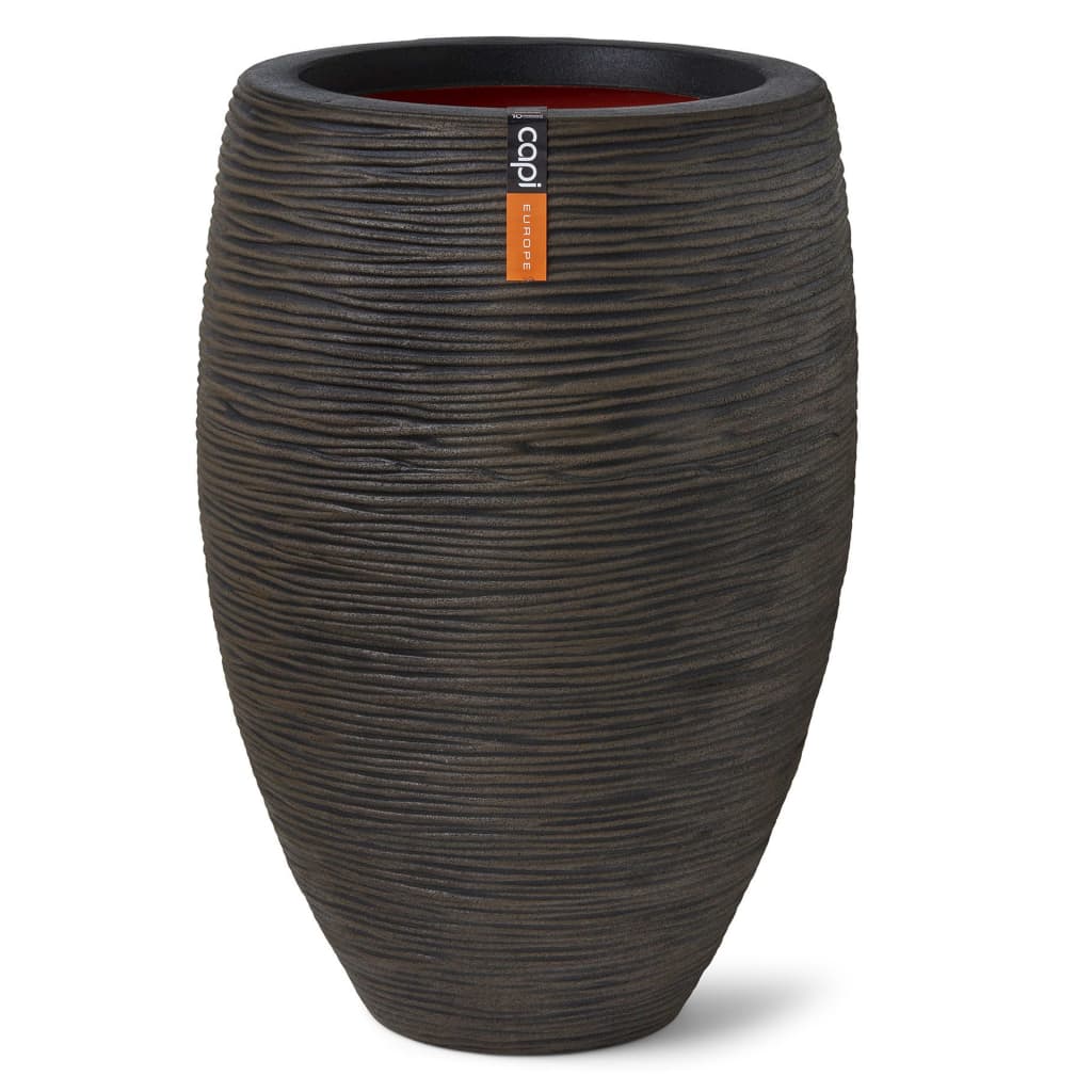 Vaso Nature Rib Elegante Deluxe 45x72 cm Marrone Scuro