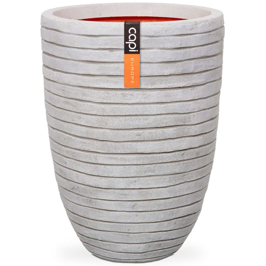 Vaso Nature Row Elegante Basso 46x58 cm Avorio KRWI783