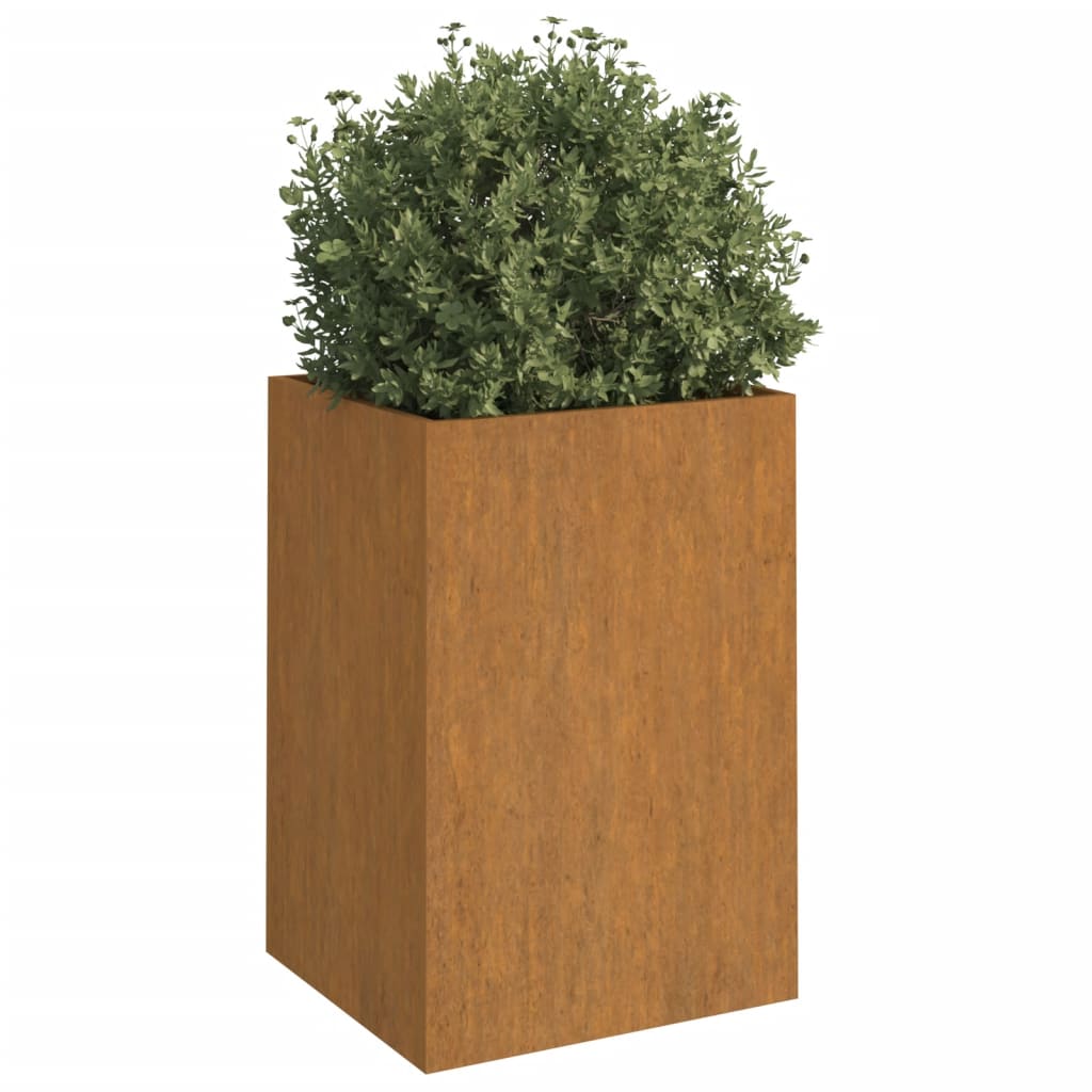 Fioriera 52x48x75 cm Acciaio Corten