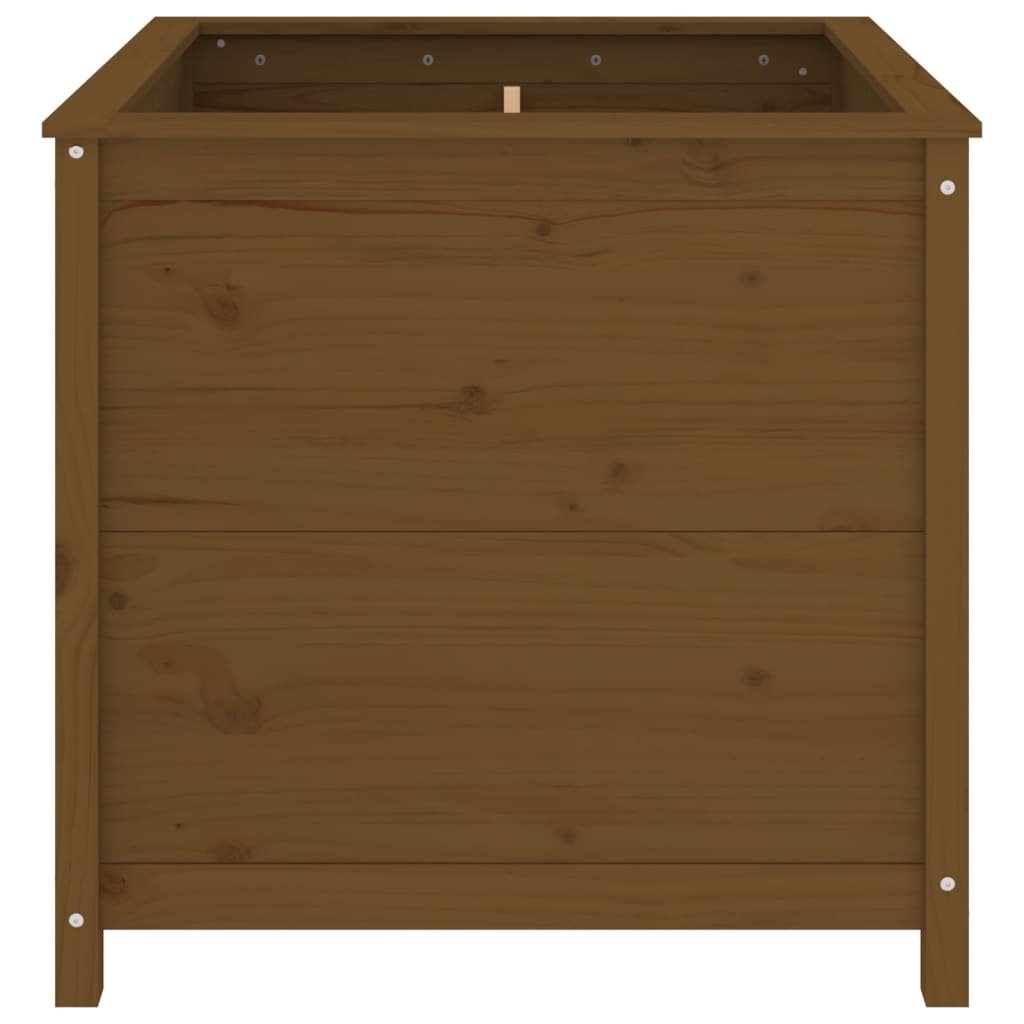 Fioriera da Giardino Miele 82,5x82,5x78 cm Legno Massello Pino