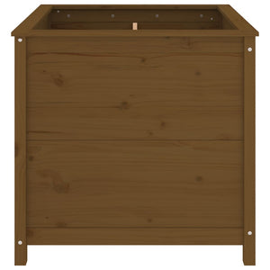 Fioriera da Giardino Miele 82,5x82,5x78 cm Legno Massello Pino