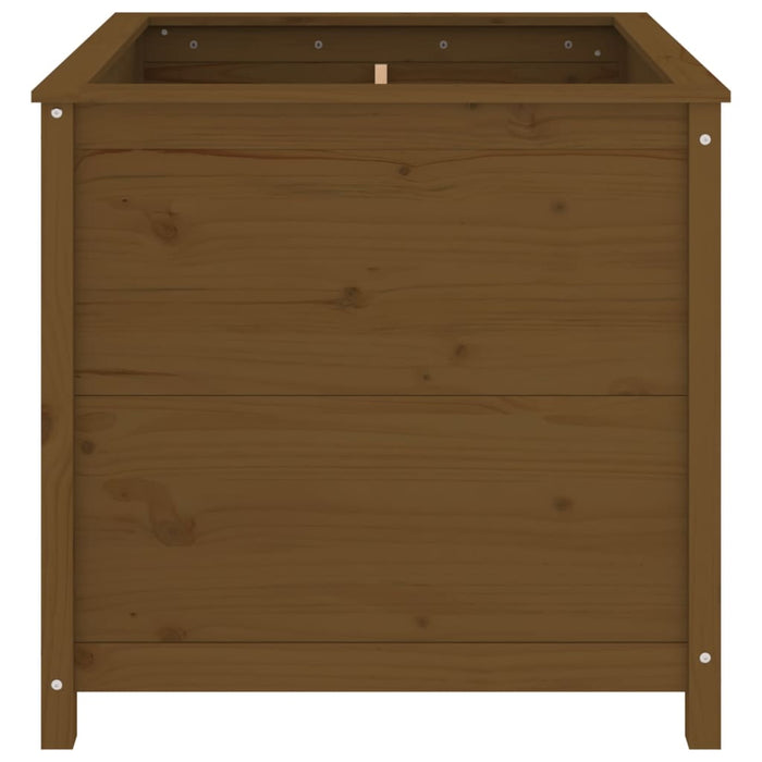 Fioriera da Giardino Miele 82,5x82,5x78 cm Legno Massello Pino