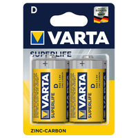 12blister varta superlife zinco torcia blister 2pz 99114