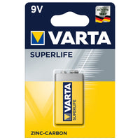 10blister varta superlife zinco 9v blister 1pz 99115