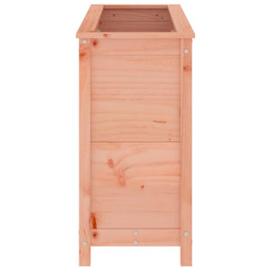 Fioriera Rialzata Giardino 119,5x40x78cm Legno Massello Douglas