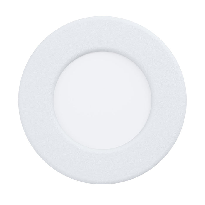 Faretto Ad Incasso Moderno Fueva 5 Acciaio Bianco Led Integrato 2,7W 4000K