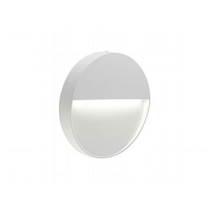 Applique Da Esterno Geo Round Alluminio E Termoplastica Bianco Led 3W 4000K