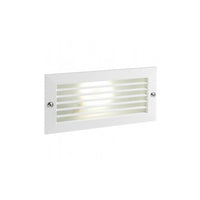 Segnapasso Esterno Incasso Chiuso Escape Alluminio E Vetro Bianco Led 10W 4000K