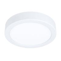 Plafoniera Moderna Fueva 5 Acciaio Bianco Led Integrato 11W 4000K Ip20