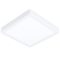 Plafoniera Moderna Fueva 5 Acciaio Bianco Led Integrato 17W 3000K Ip20