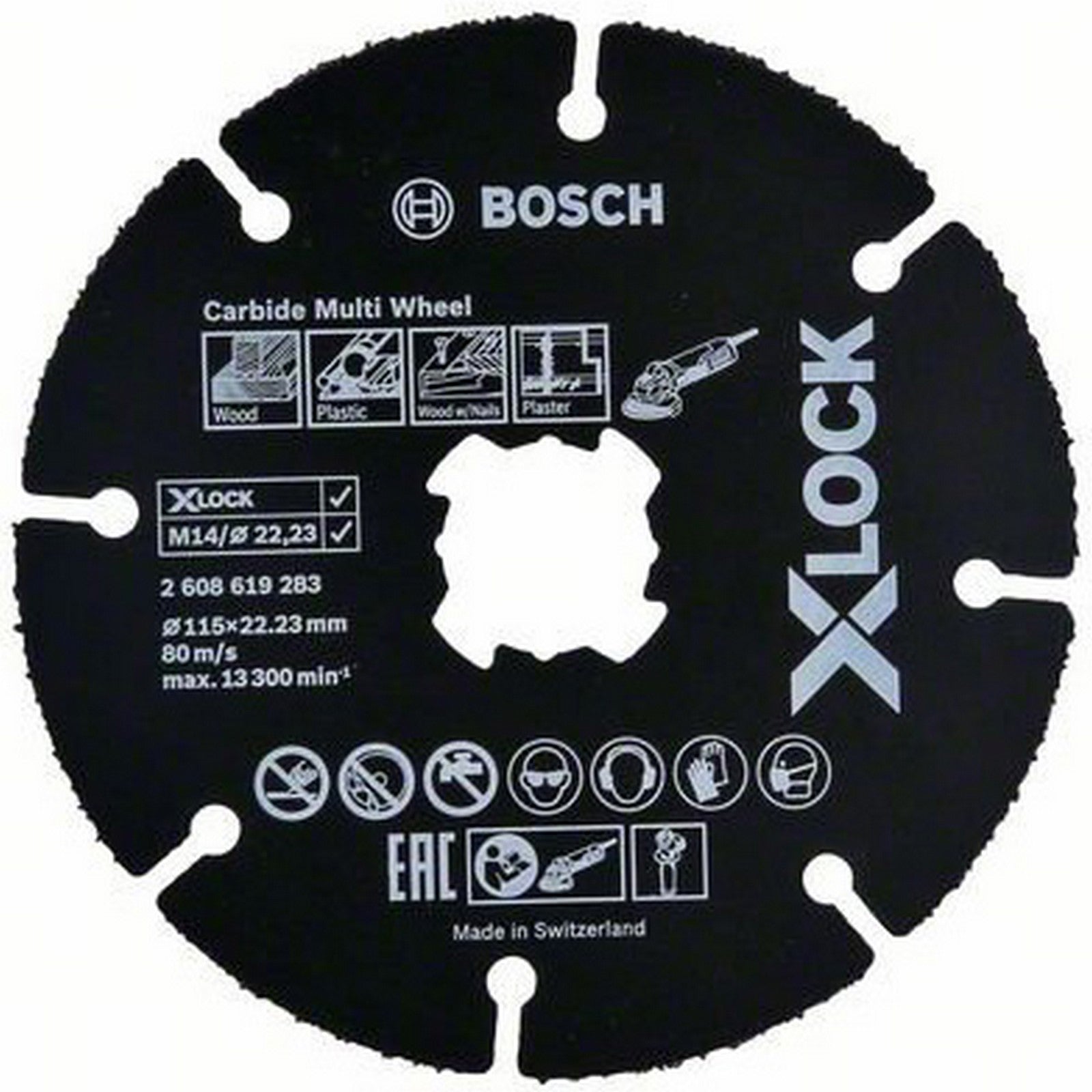 Bosch-B Disco Universale Carbide X-Lock Mm.115